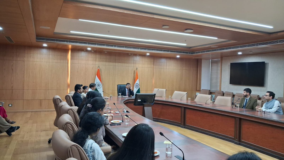 CSAssam_'s tweet photo. Met the IAS probationers of the 2024 batch belonging to the North Eastern cadres during an interactive session.

The interaction was aimed at familiarising the young officers with the development priorities, administrative framework, and governance imperatives of the Government of Assam. I shared an overview of the State’s evolving socio-political landscape, demographic dynamics, and changing development profile, and spoke about key administrative challenges and emerging opportunities, highlighting the importance of evidence-based policymaking, strong institutional coordination, and effective implementation at the State and district levels to achieve sustainable and inclusive growth.

I elaborated on the distinctive nature of administration in the North Eastern region, particularly in Sixth Schedule areas, emphasising the need for a clear understanding of constitutional safeguards, autonomous governance structures, and traditional institutions. I noted that effective administration in these areas requires sensitivity to local customs, participatory decision-making, and respect for community-based governance systems.

Reflecting on Assam’s development journey, I spoke about the increasing focus on infrastructure development, improved social sector outcomes, ease of service delivery, and technology-enabled governance. I also underscored the critical role of civil servants in translating policy intent into measurable outcomes, especially in geographically diverse and socio-culturally complex regions.

Emphasising the core values of public service, I highlighted integrity, empathy, and sustained field-level engagement as essential attributes of effective administration. I encouraged the probationers to develop a strong understanding of ground realities, regional diversity, and local aspirations, and to approach governance with professionalism and compassion.

Drawing from my administrative experience, I advised the officers to remain solution-oriented and adaptable to evolving governance challenges, while upholding the highest standards of public service in close partnership with citizens and institutions.

I extended my best wishes to the probationers for a meaningful and successful career in the civil services, and expressed confidence in their contribution to advancing Assam’s development agenda and strengthening responsive and inclusive governance across the State.

@himantabiswa 
@CMOfficeAssam