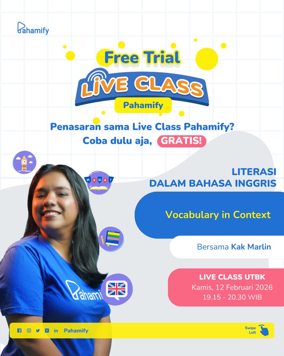 Pahamify | TO + Live Class UTBK & Ujian Mandiri tweet media