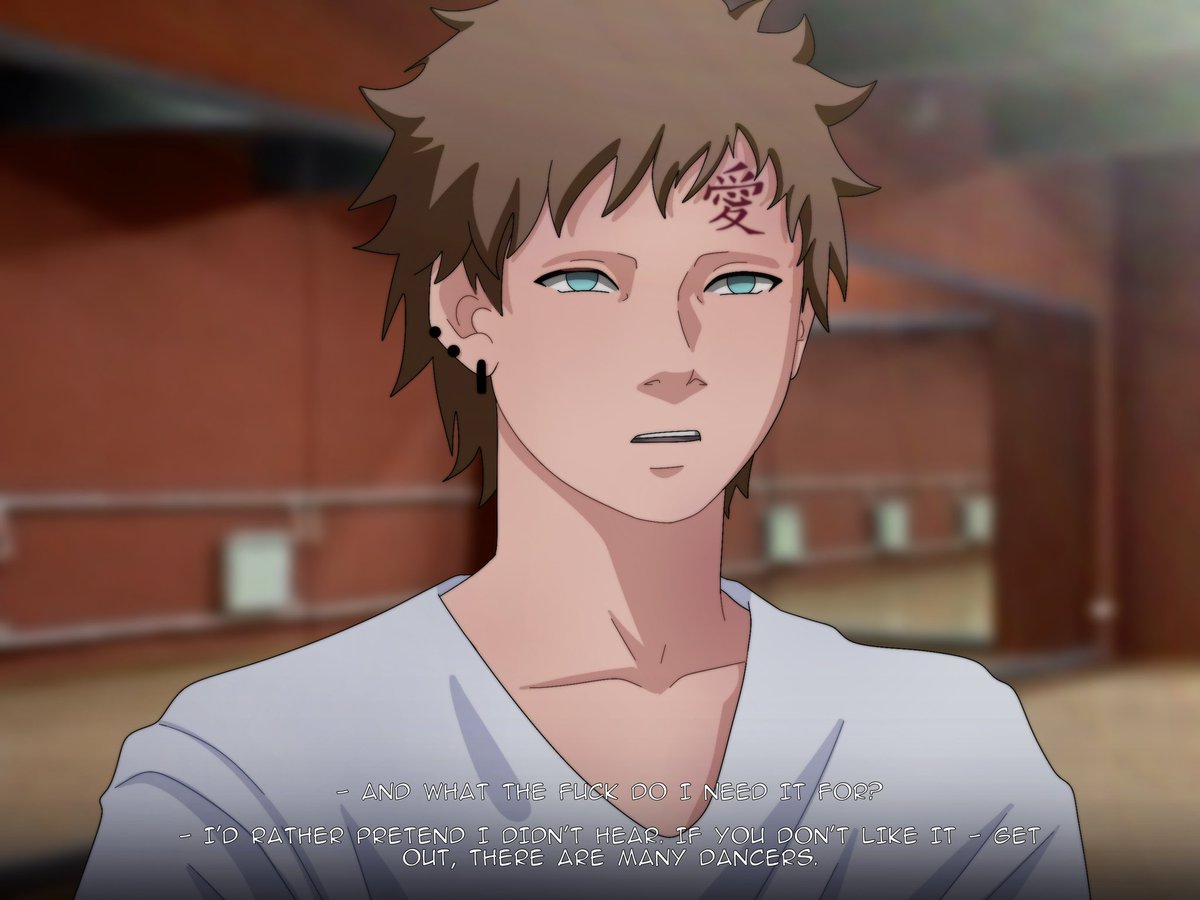 We go deeper into the AU. And let's take a step into the background of dancing. Gaara has been dancing for a long time. Initially, it was pure hip-hop. Their team monetizes the studio owner. At some point, he decides to expand the area from where he can receive money.

#gaara #au
