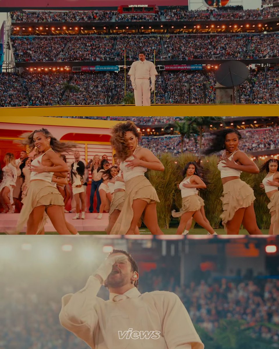 viewsfrance's tweet photo. La performance de Bad Bunny à la mi-temps du Super Bowl 📸

Crédit : Apple Music https://t.co/jExZyJkHpx