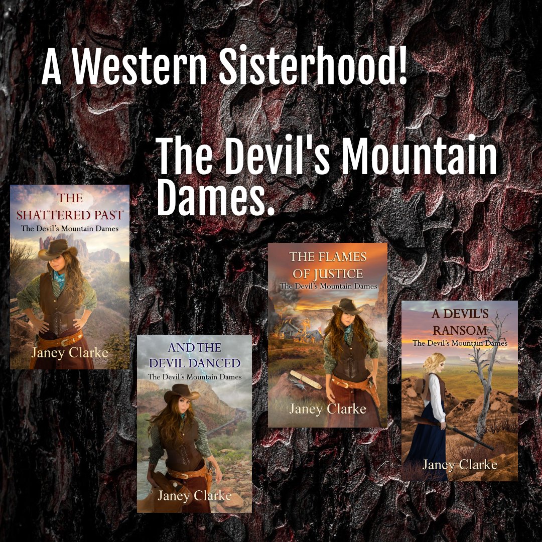 JaneyClarke's tweet photo. Discover the Devil’s Mountain Dames Series!
https://t.co/OqUkszVHka https://t.co/NWBawuHoTh