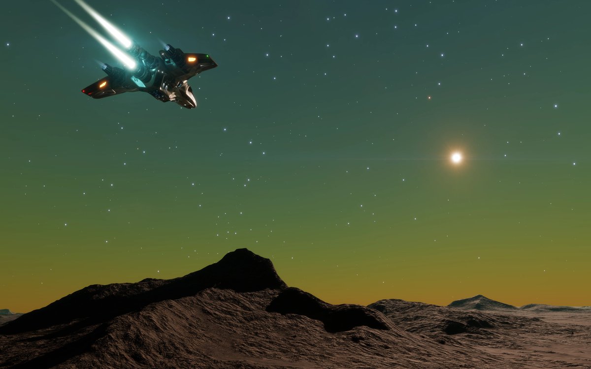 hugotaiga's tweet photo. Exploring planet THUECHEAE DT-F D12-58 B 1 with argon atmosphere in Formorian Frontier region

#EliteDangerous #DistantWorlds3 #FormorianFrontier #Mandalay https://t.co/zoiIrVhYHZ