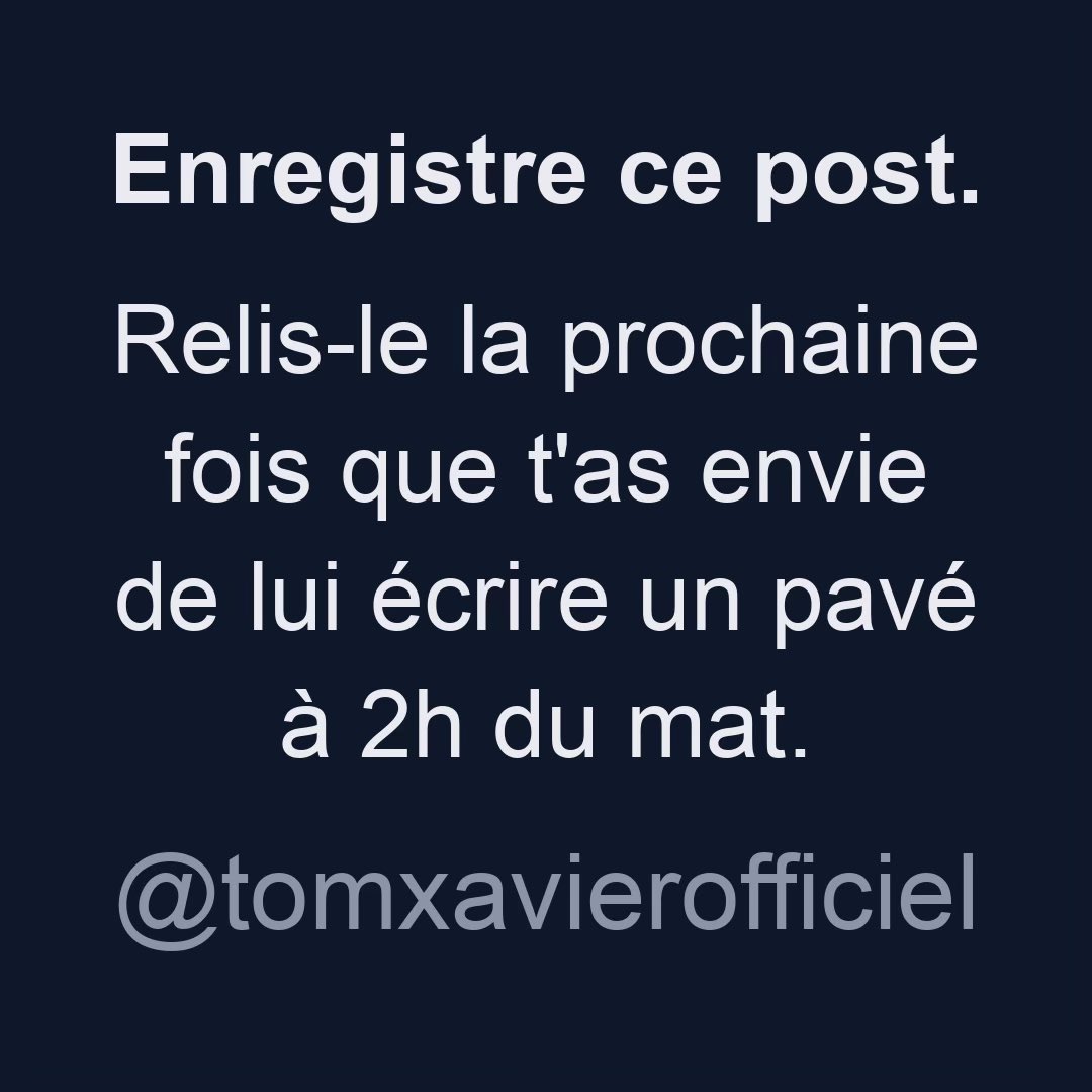 Tom Xavier tweet media