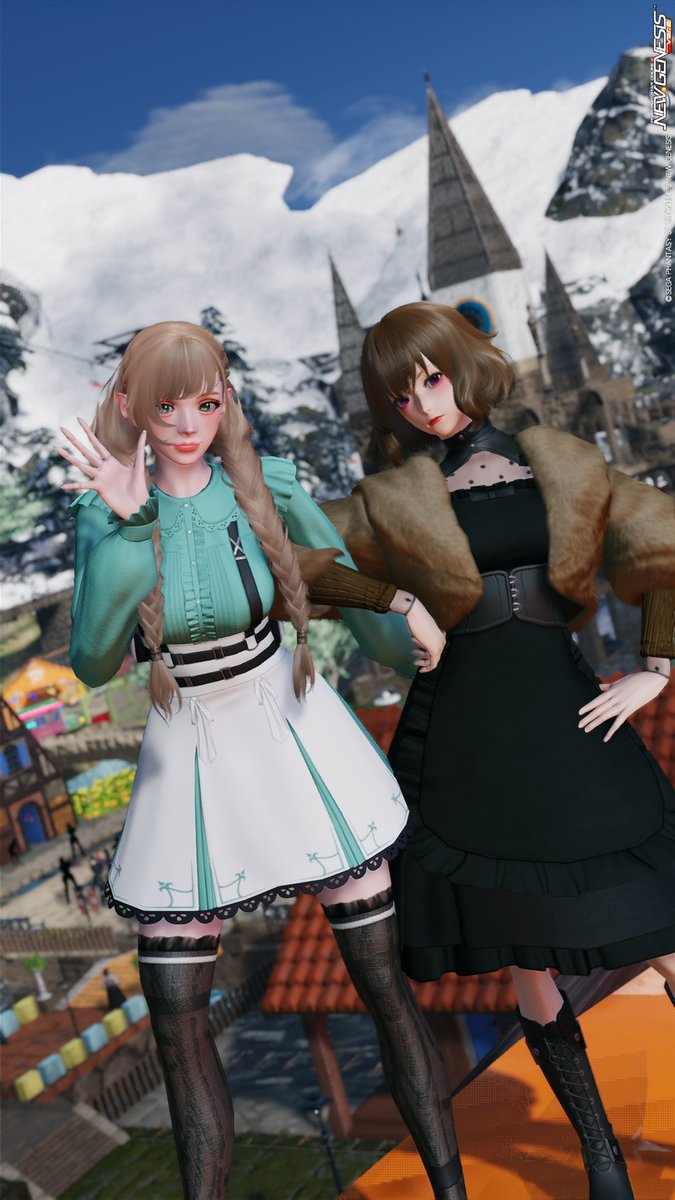 ぞーいさんとゲーム内ではお初で📸

#リトルヨーロッパ #PSO2NGS_SS