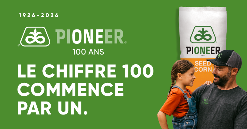PioneerSeedsCA's tweet photo. Beaucoup de choses ont changé depuis 100 ans. Sauf une? Notre engagement envers vous. Nous sommes fiers d’être ceux sur qui vous comptez quand chaque boisseau compte. Merci de faire confiance à notre personnel et à nos produits dans vos champs.