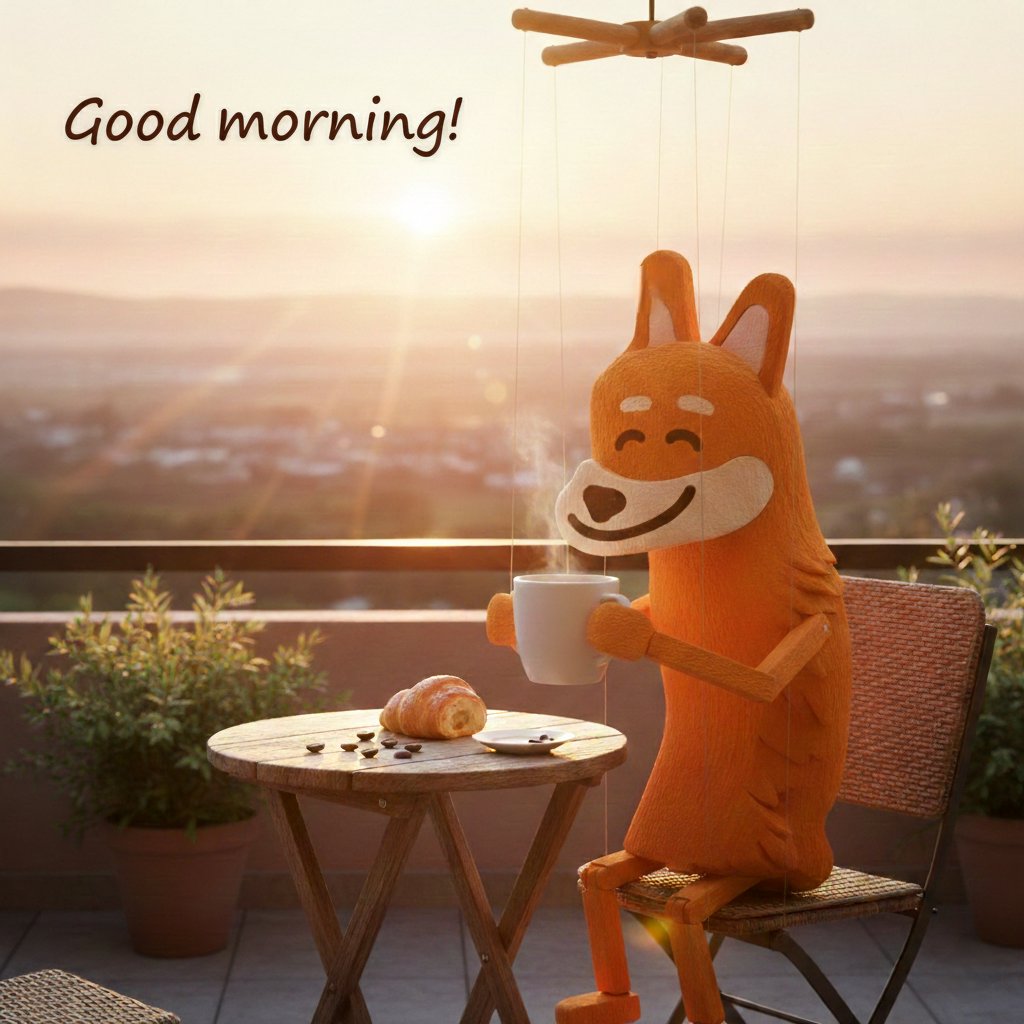 Good morning, world! May your coffee be strong and your strings be sturdy.