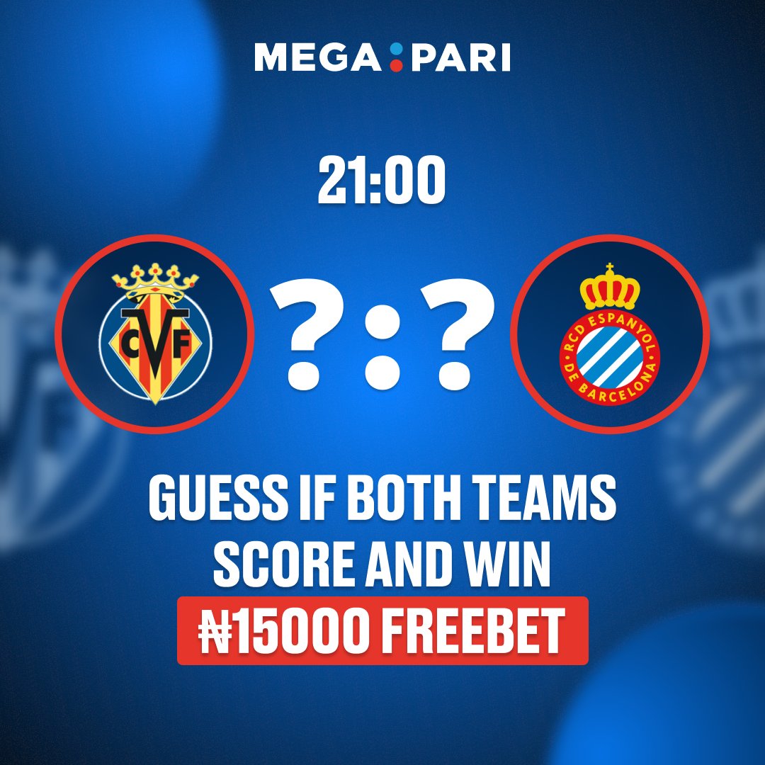 🔥 FREEBET

Rules:
👉 Follow us mention two friends
👉 Comment with your answer and Megapari ID!!

🏆 1 answer per person, 20 random Nigerian winners to be announced on 11/2

Participate here 👇

#freebets #football #sportsbetting #WinBig #NigerianFootball