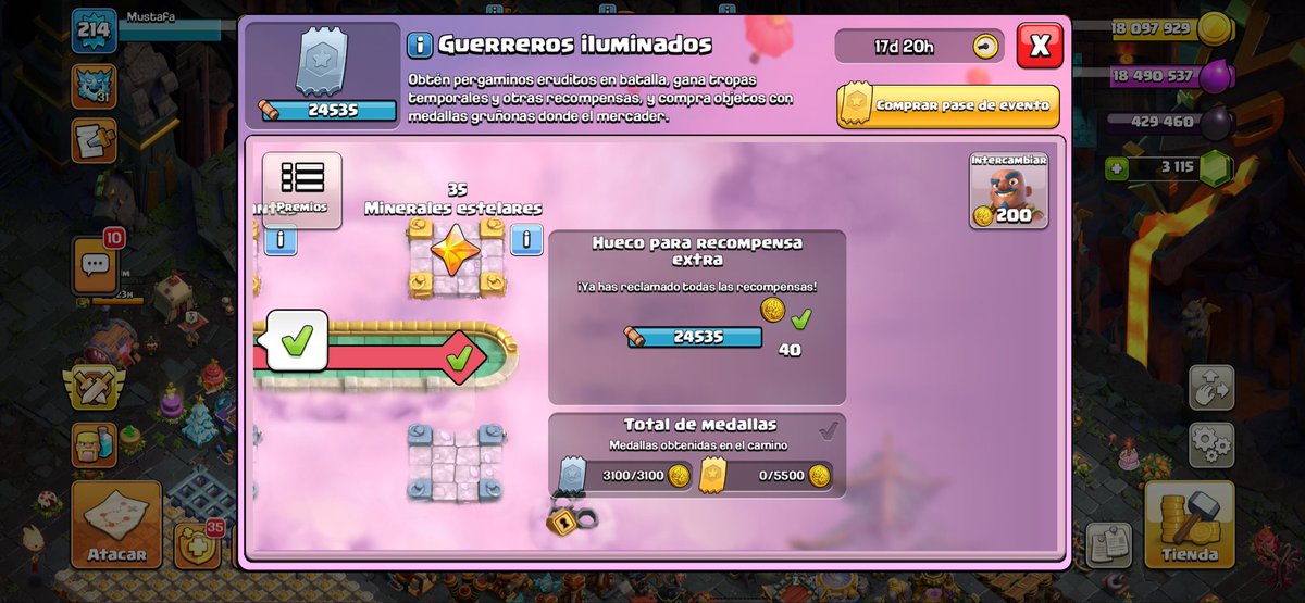 Musta_0_1's tweet photo. @ClashofClans It took me one hour💪 https://t.co/VetaLyOucd