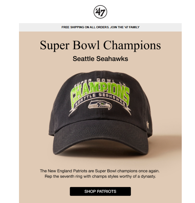 DOH! 

PROOFREADER NEEDED. Or everyone is a winnah!  #SuperBowl