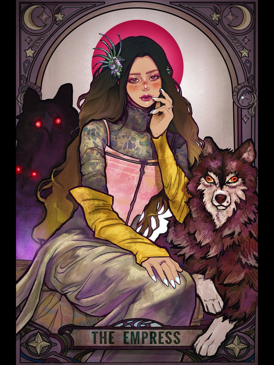 XG HYPNOTIZE Tarot Series Ⅰ 🔮
Inspired by Alphonse Mucha 
4枚目はHARVEY
「THE EMPRESS = 包み込む強さ」

NEXT▷▶▷ JURIA —THE HIGH PRIESTESS 
#XG #ALPHAZ  #XG_fanart #XG_WorldTour_THECORE