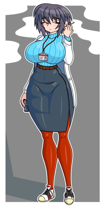 #私はこういう絵を描いています
ほぼ1種類のオリキャラを10年くらい描き続けてます 