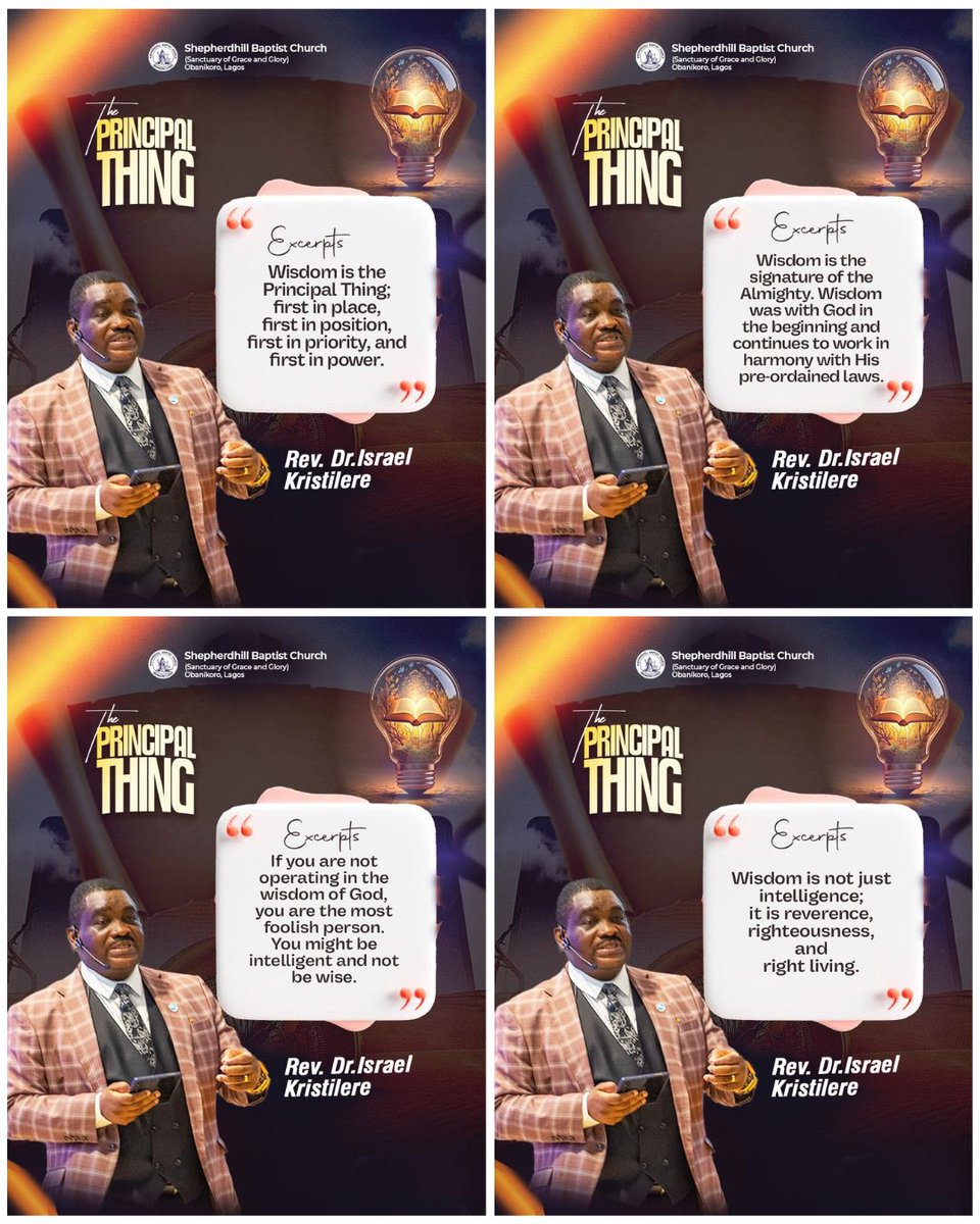 DrKristilere's tweet photo. The Principal Thing
Share with your contacts.
#YearOfTripleExaltation #ThePrincipalThing #MessageExcerpts https://t.co/LBc40g9dC2