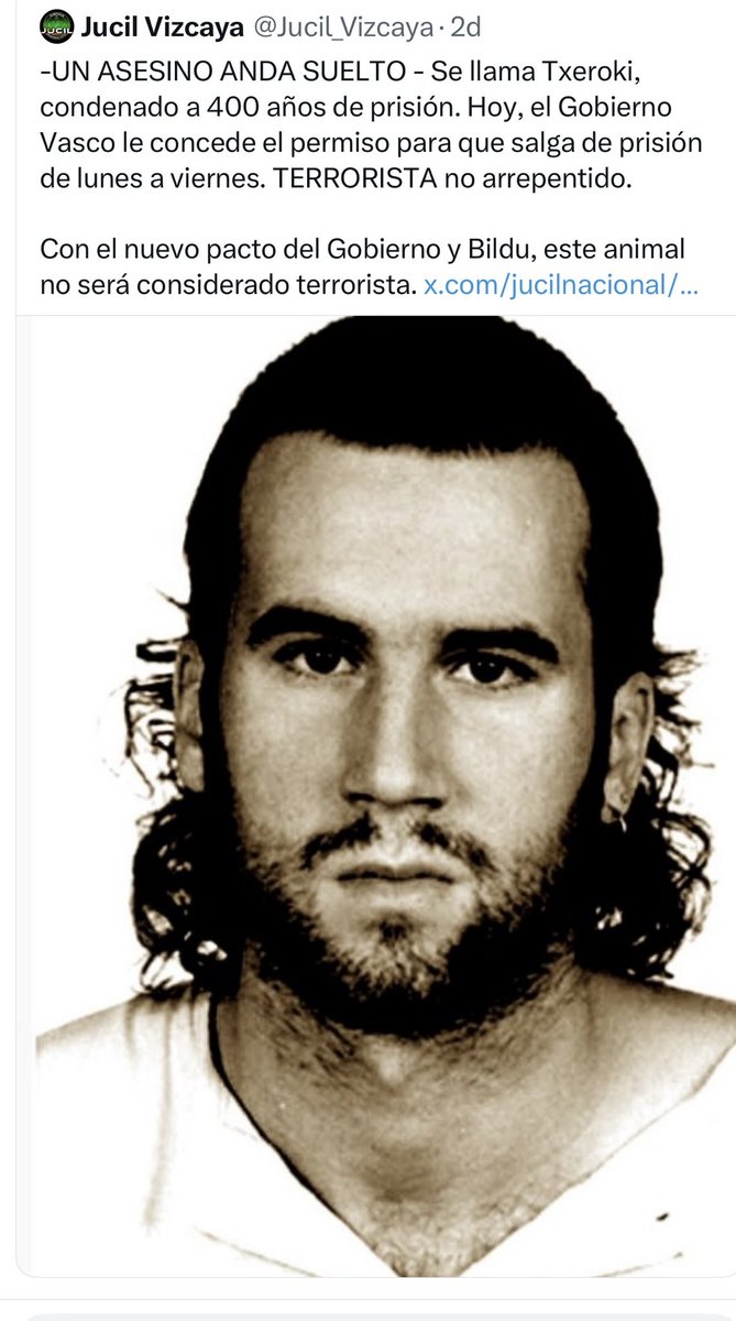 Hay que difundir mañana, tarde y noche.!#TxeroquiTerrorista #TxeroquiAlimañaTerrorista 👎🥊🥊🥊🐾🐾🐾