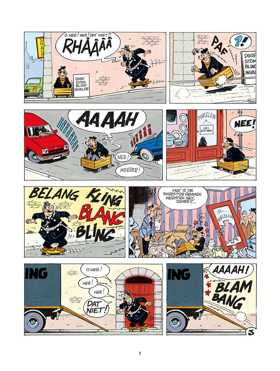 stripland_BENL's tweet photo. De derde softcover-integrale van #Agent212 verschijnt deze week bij #Standaard Uitgeverij. Deze bevat album (9) Op Wieltjes, (10) Dubbel Agent, (11) Fluitje van een Cent en (12 Kip, Koek en Ei! #DanielKox #RaoulCauvin https://t.co/TZ0C77GFMH