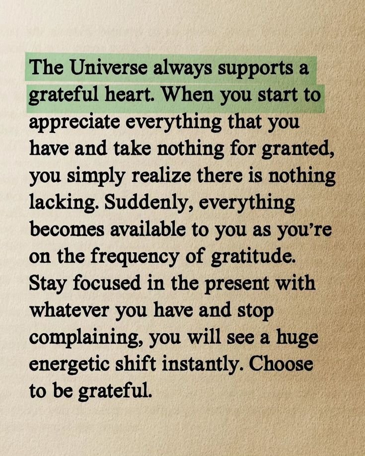 universevibe_'s tweet photo. Gratitude is the frequency of abundance. https://t.co/enUEVFZnuo