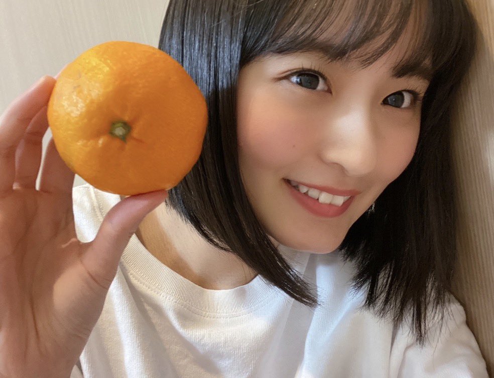 さくちゃん！みかんだね！🍊 #sakutalk