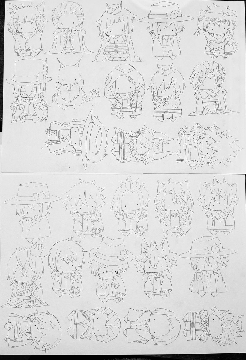 5月に向けて新刊作業今ここ
間に合いますように

久しぶりの寮服 