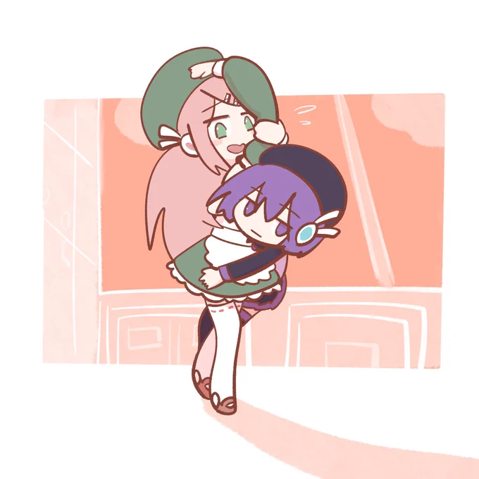 ジョジョ立ちモモさん、デフォ子さん