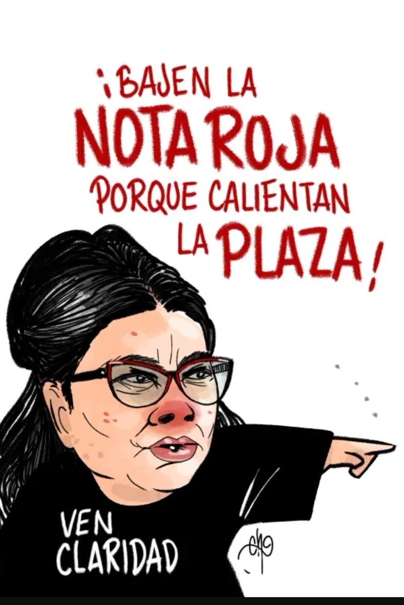 - Sra. Clara Brugada... la violencia en la CDMX está fuera de control... hay asaltos, asesinatos, desaparecidos, feminicidios... ¿que hacemos?

- No hablar de ello y con eso...
 💥 PUM... desaparece la violencia..

¿Así o más Clara?

<a href="/chavodeltoro/">Chavo del Toro 🖌️</a>