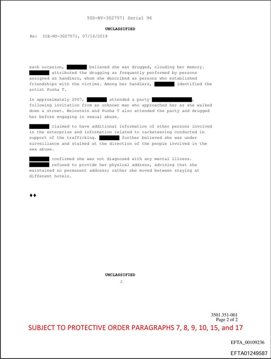 🔴El FBI conocía los abusos de Epstein en 1996 y no hizo nada.

Una víctima llamó al FBI en 2019 por abusos que comenzaron en 1994. Fue secuestrada en su casa, llevada a la mansión de Epstein en Florida y agredida en 7 ocasiones.

El FBI lo ocultó todo durante décadas.