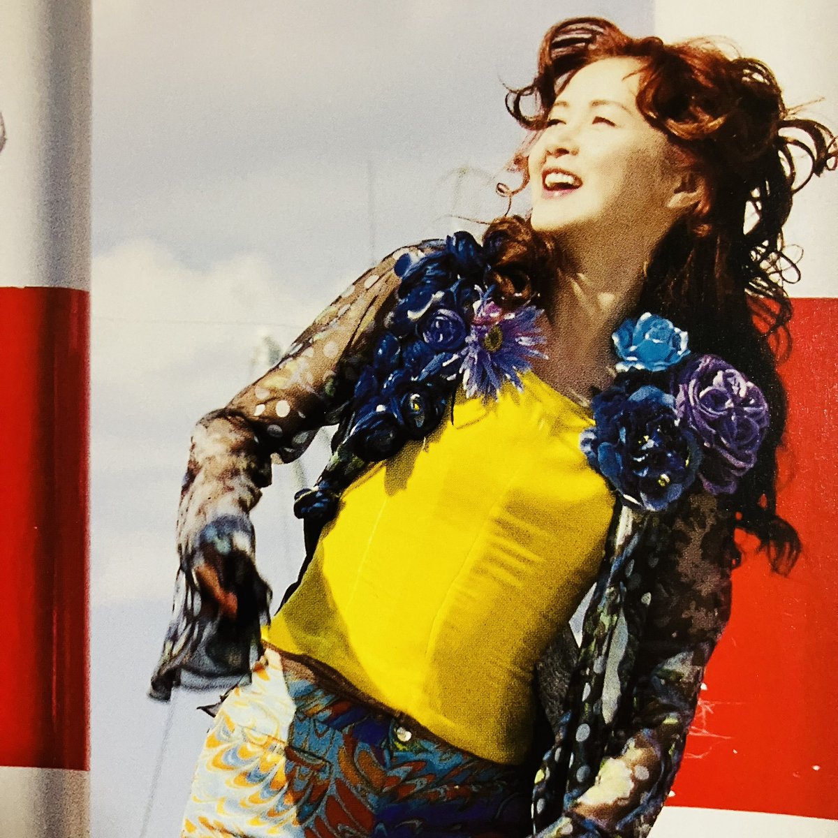 みゆきさんのスラッ首シリーズ。2003年版カレンダー用の1枚。イメージ