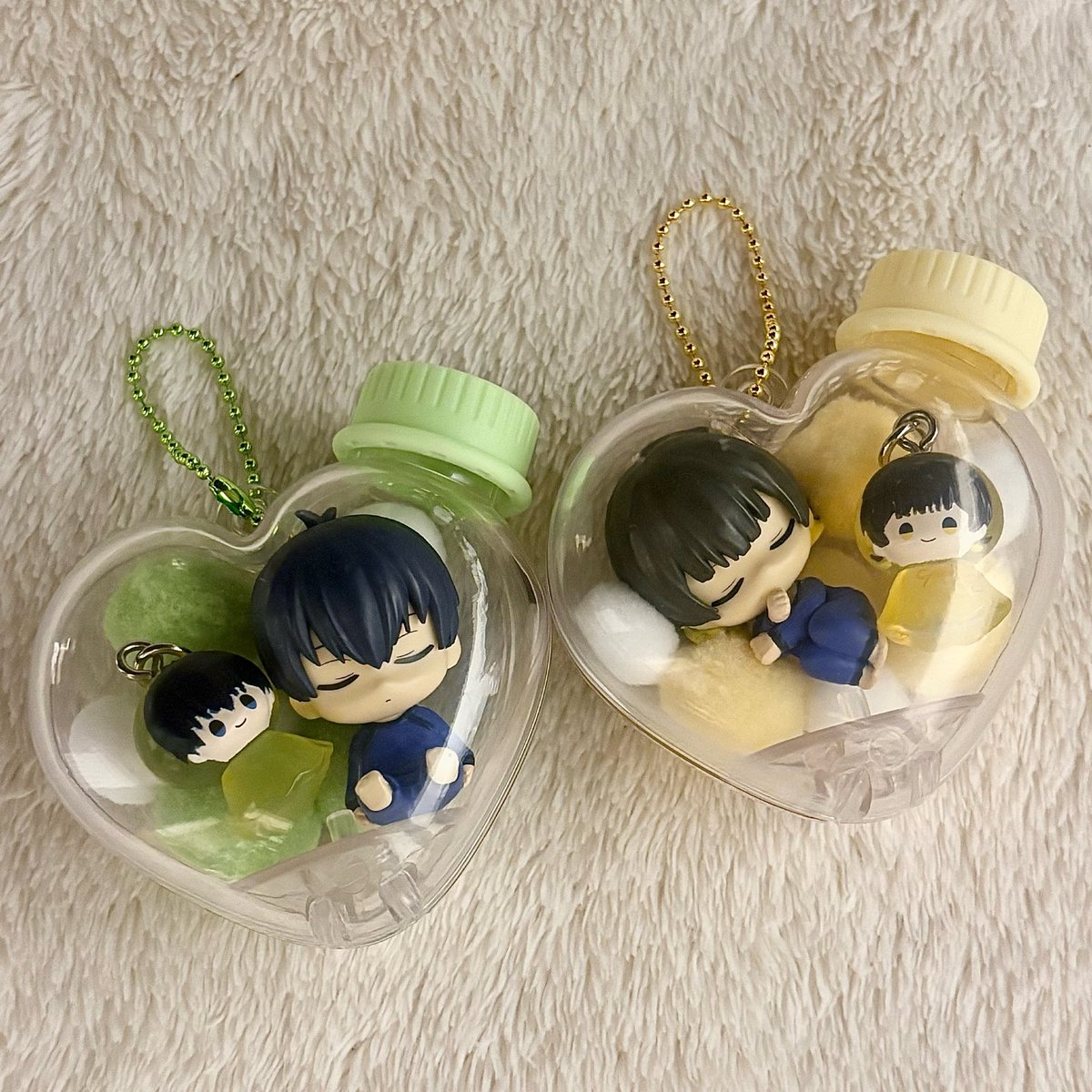 TLで見たこれをやりたくて･･･！
🌱🐝たちも似合うね💚💛
