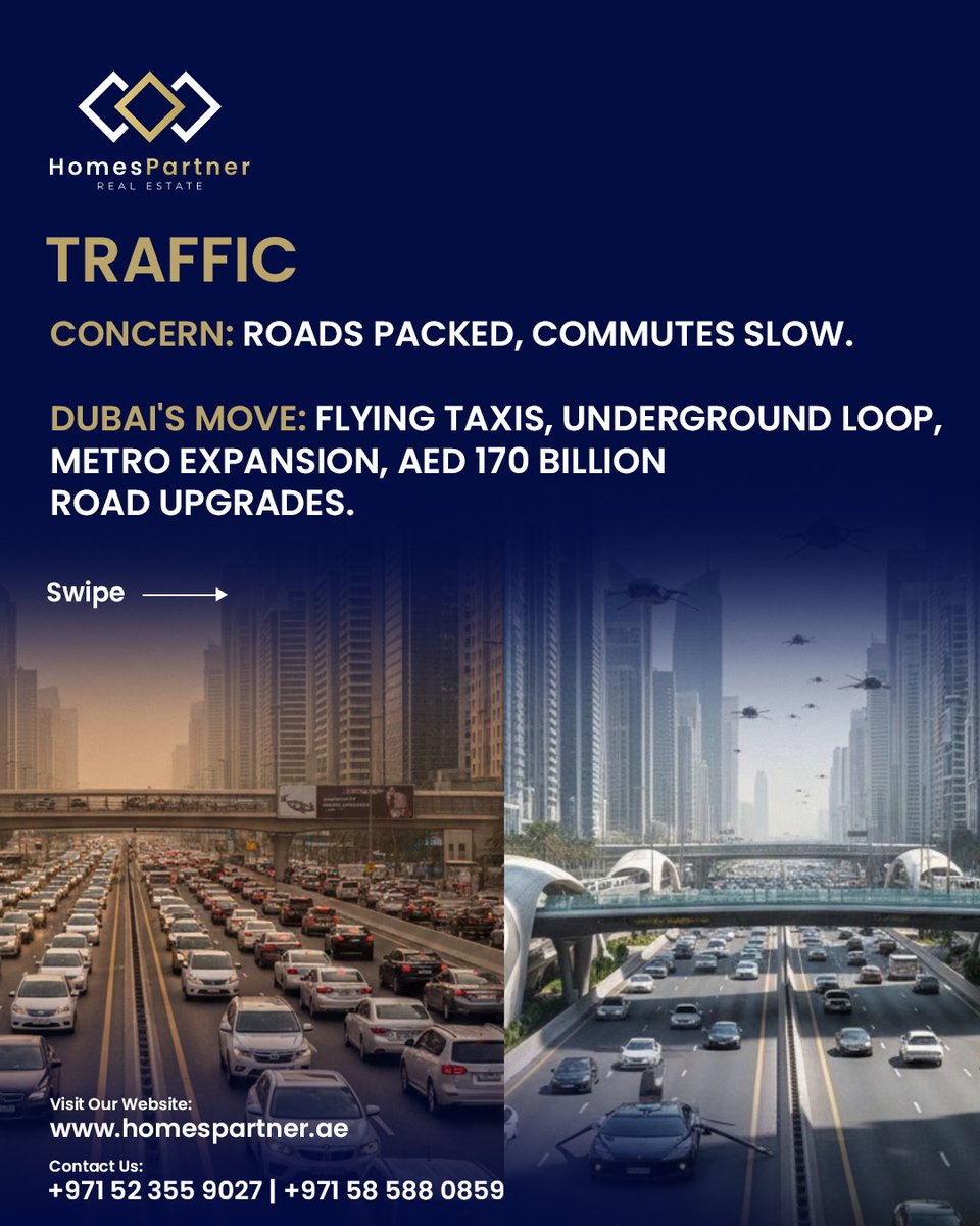 homes_partner's tweet photo. Dubai doesn’t wait for problems to go viral — it fixes them before they exist✨

While the world waits for issues to explode online, Dubai handles them before they ever hit your feed.
Smart planning. Fast execution. Zero drama.

#GlobalCity #Vision #Progress #DubaiLife #UAE https://t.co/mdqcpGVUSf