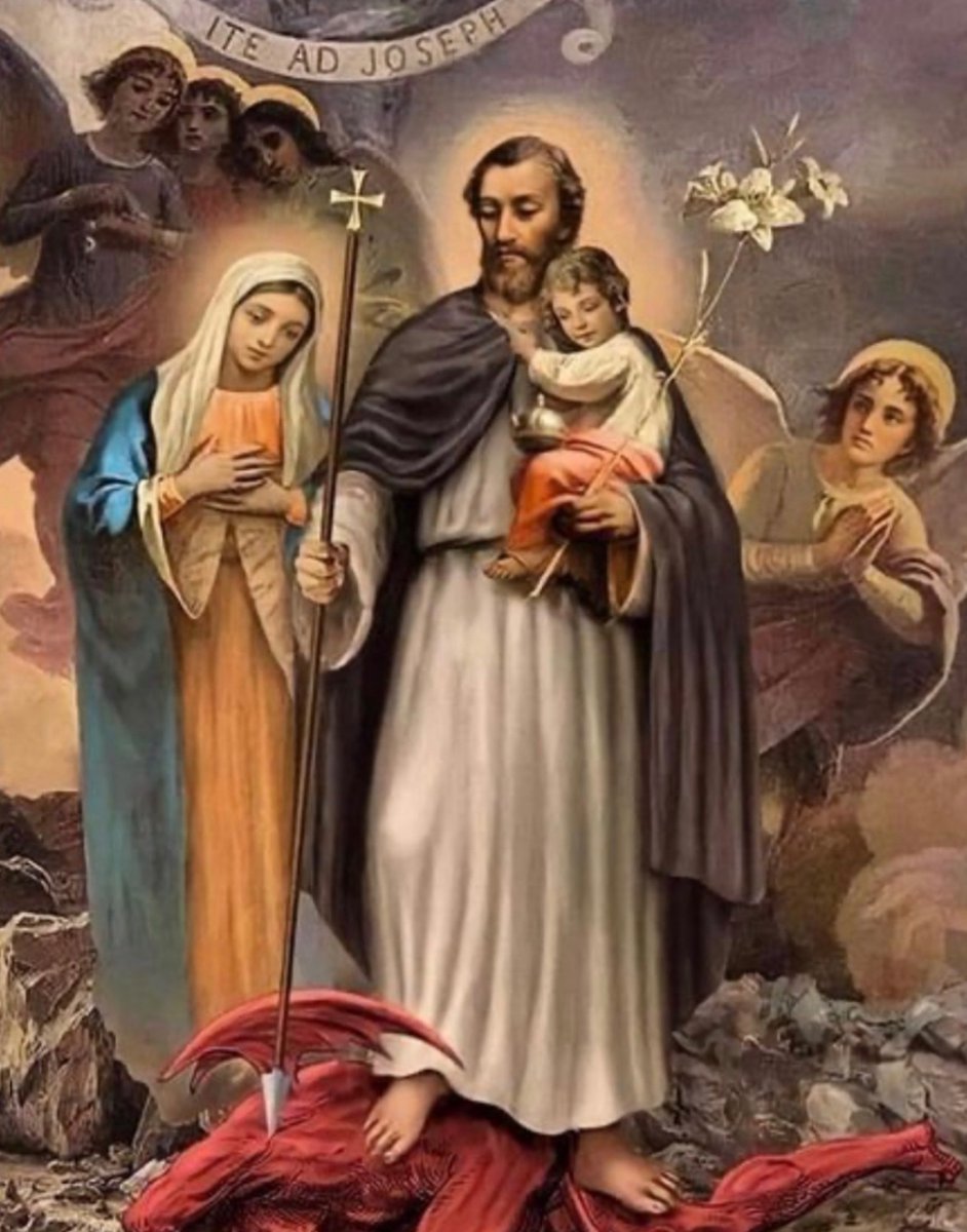 prayandfast2's tweet photo. St. Joseph, Terror of Demons and Protector of the Holy Family, pray for us! https://t.co/OdGogwCjsk