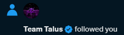Team Talus tweet media