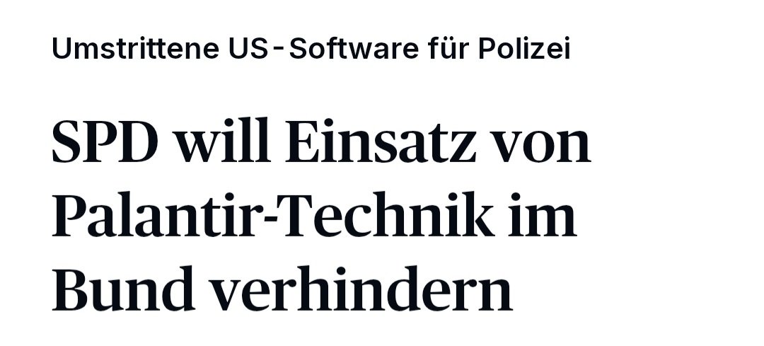 ASN86546890's tweet photo. Palantir raus aus Deutschland! https://t.co/XsGaiEG9yS
