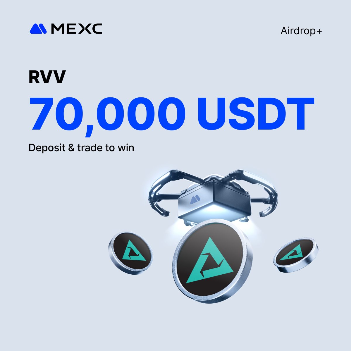 MEXC_Listings's tweet image. MEXC New Airdrop+ Listing!

‣ $RVV @Astra__Nova

👇Join the Airdrop+ campaign to share 70,000 $USDT!
mexc.com/mx-activity/de…