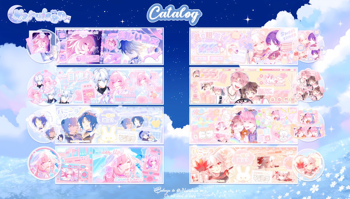 Narulean's tweet image. Help repost? Thanks💙

Halo~ Naru OPEN REQUEST ALL CATALOGUE dengan diskon 20% untuk 3 orang pertama! 😻 Avail inrush~ prici bisa diintip di ALT😘Untuk form dan tnc ada di link padlet di bawah^^ pastikan sudah baca dengan cermat yaa💙 Scroll for more. 

#zonauang