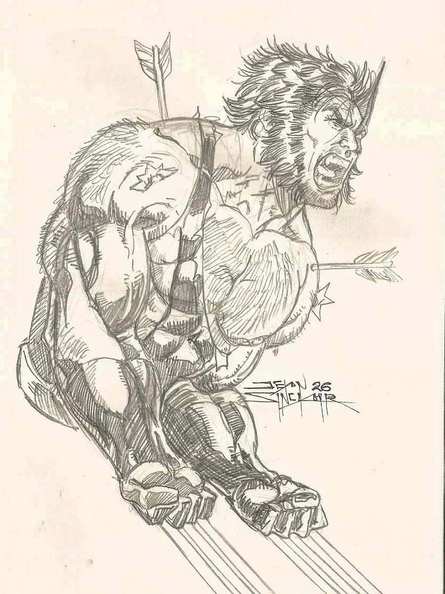 jeansinclairBR's tweet photo. WOLVERINE
Morning Warm-Up
Pencils on paper ( sketchbook) https://t.co/MOWH4UjSQh
