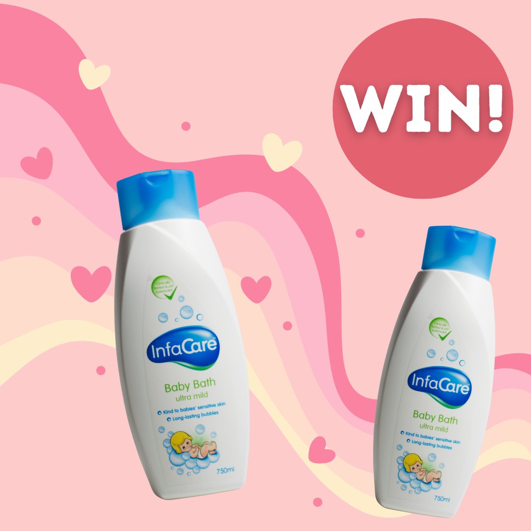 FOLLOW AND RETWEET TO #WIN a 750ml bottle of InfaCare Ultra Mild Baby Bath! InfaCare is ultra-mild &amp; pH balanced with masses of long-lasting bubbles, which makes it very popular at baby bath time.

Ends on 15/02/26

#FreebieFriday #valentinesday #giveaways competitions #freebies
