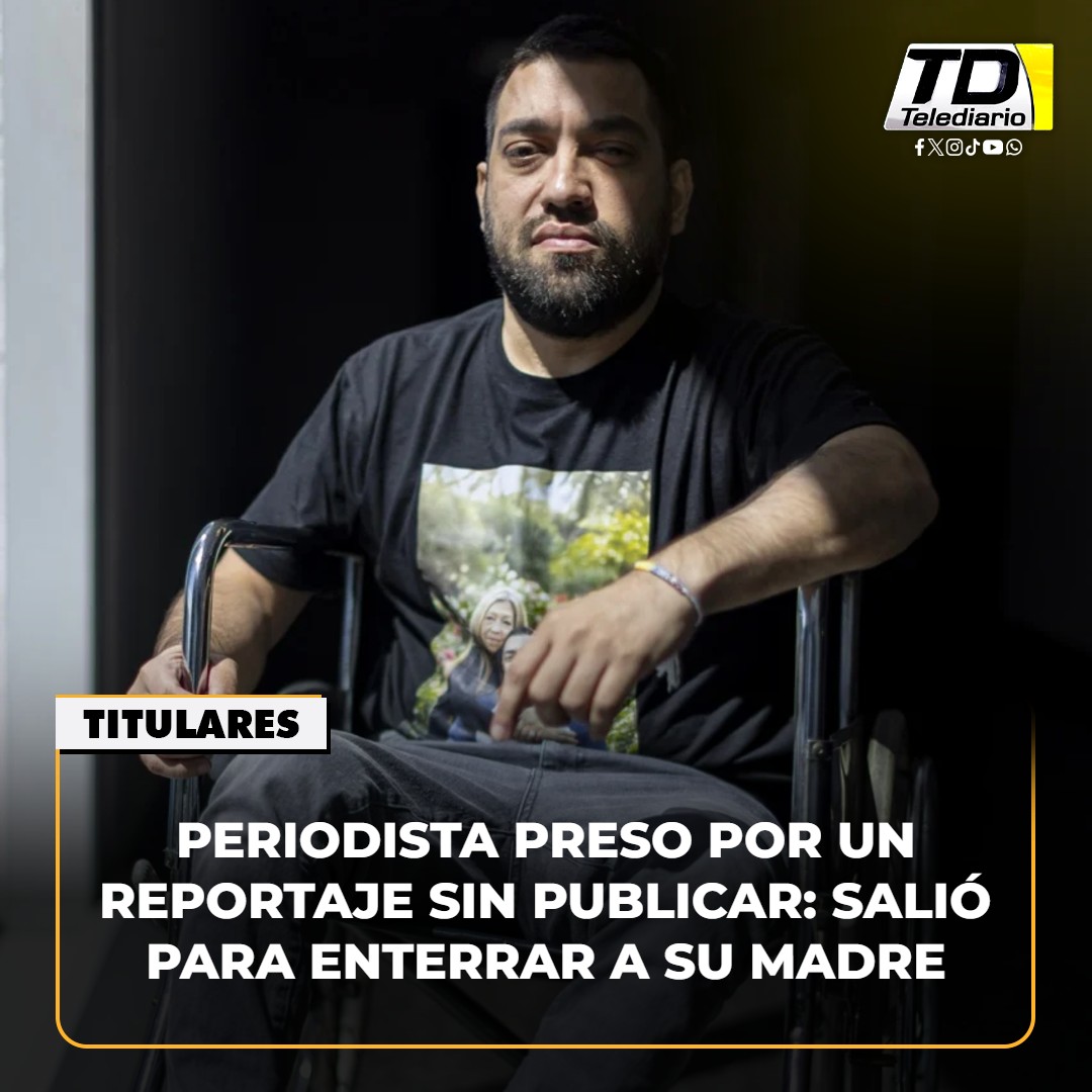 TelediarioGT's tweet image. El preso político que enterró a su madre tras salir de #prisión 😢➡ bit.ly/4akCEhP