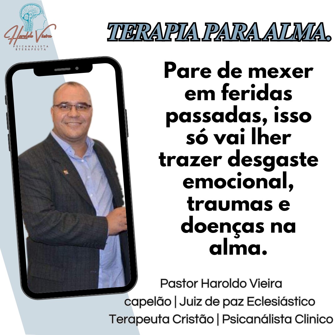 Mexer em feridas passadas, não vão te levar a lugar nenhum.