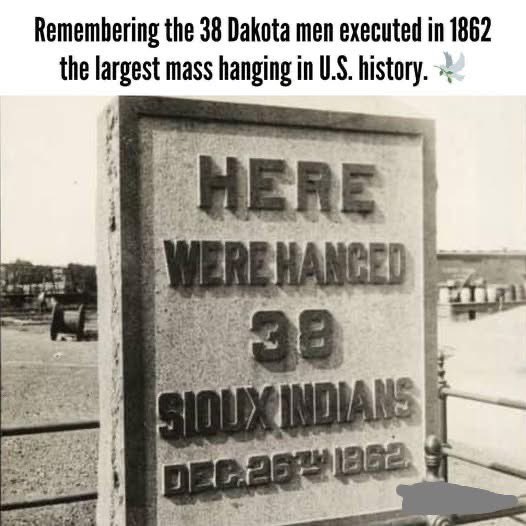 Remembering the men who faced injustice in 1862, and the resilience of a people who still rise. 🕊️🌿