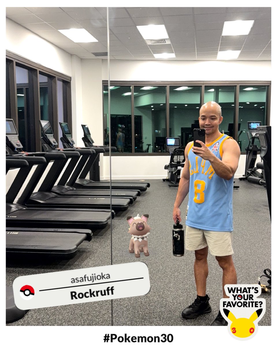 asafujioka's tweet photo. My favorite Pokémon and training buddy Rockruff🐶🏋️‍♂️

What’s Your Favorite? #Pokemon30 https://t.co/AUT3FlTv2B