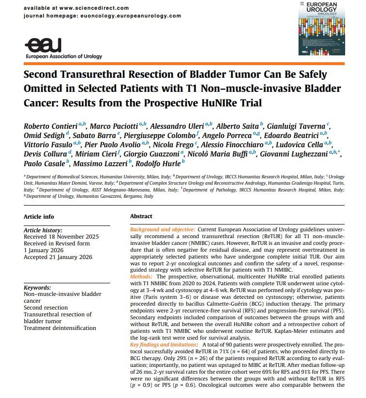 European Urology Oncology tweet media