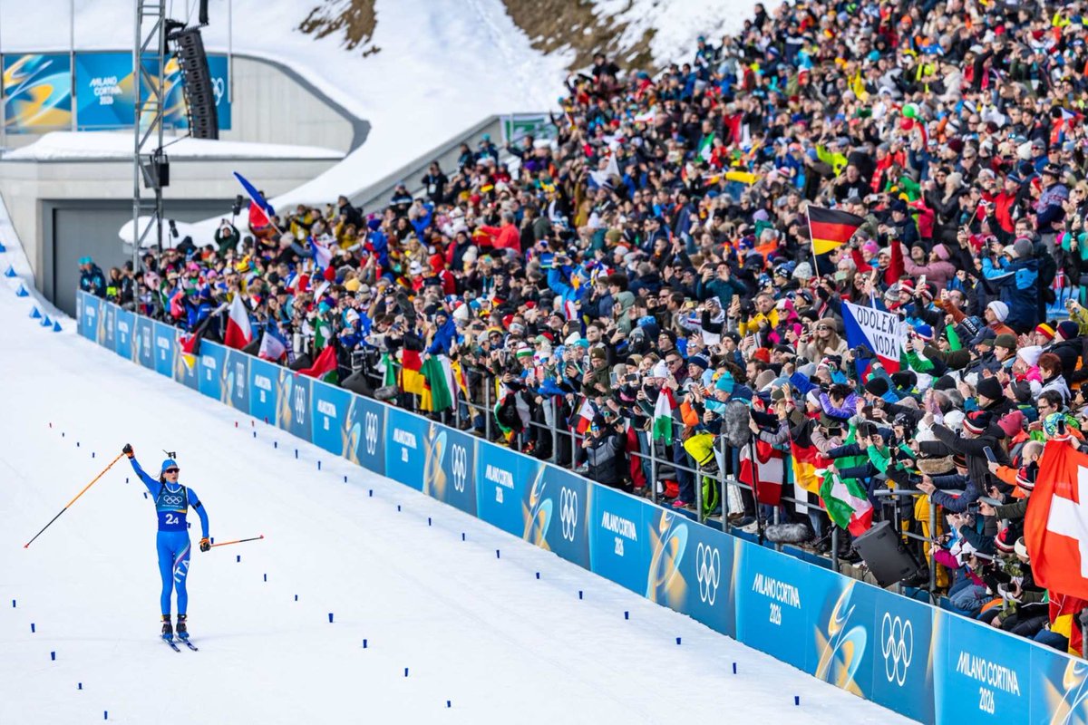 Sappada in festa per Lisa Vittozzi, grande protagonista dell'argento nella staffetta mista del Biathlon alle Olimpiadi Milano-Cortina -  udineoggi.news/2026/02/09/sap…...