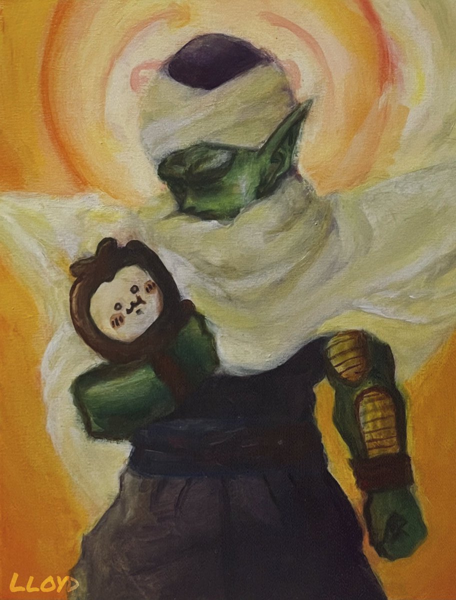 Piccolo and Chiikabu painting
Commission
