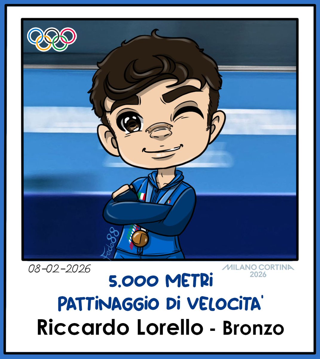 5.000 metri - Pattinaggio di Velocità 
Riccardo Lorello - Medaglia di Bronzo 🥉
<a href="/ItaliaTeam_it/">ItaliaTeam</a> 
<a href="/milanocortina26/">Milano Cortina 2026</a> 

#milanocortina2026 #italiateam #olimpiadi #olympic