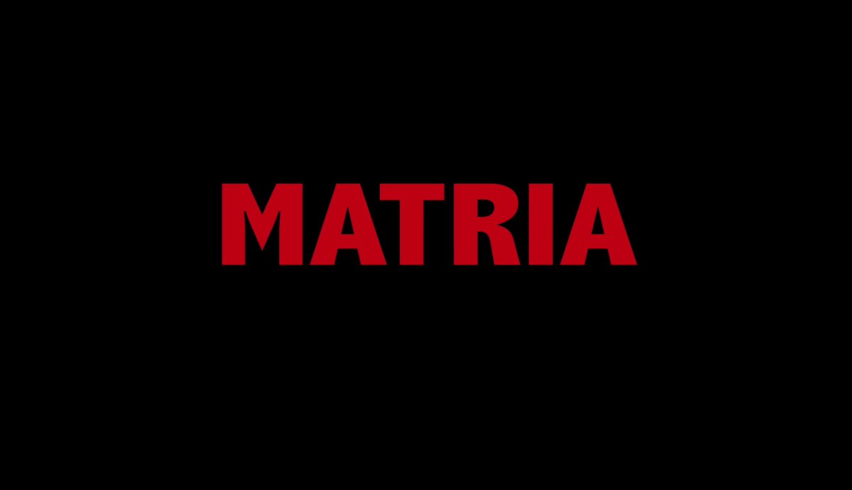 Matria (Álvaro Gago,2017) #Intro #Película #Cine