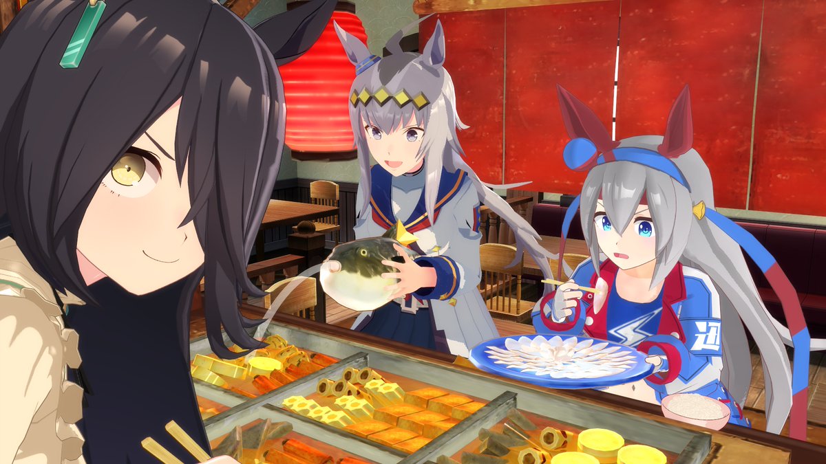 WTM666WW's tweet image. タマ「この店、フグの懐石もあるんかい」