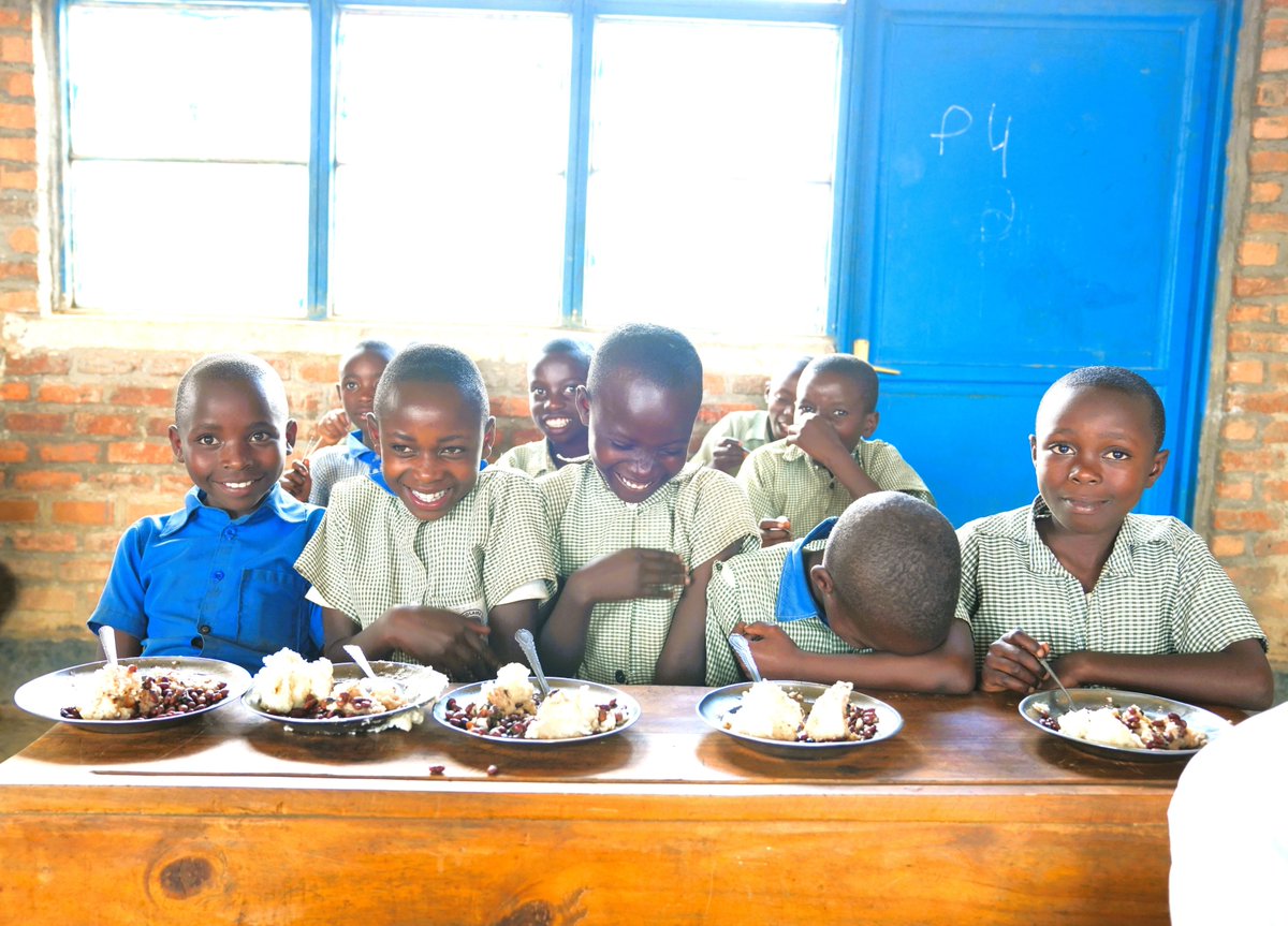 #appreciationseries

Umwana ushonje ntiyiga neza — a hungry child cannot learn well. Thanks to the generous support of our donors, students like Naome are able to pay school feeding fees and enjoy meals at school alongside their classmates.