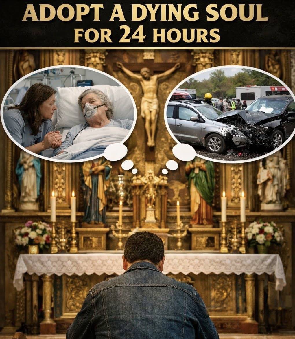 SecretFire79's tweet photo. ADOPT A DYING SOUL & SAVING UNBORN BABIES🇻🇦❤️‍🔥

Engaging in the daily practice of adopting unknown dying souls is a profound act of mercy and intercession. By offering prayers each morning for five dying souls (known or unknown to you) each hour over a 24-hour period, including asking God to spare unborn babies at risk of abortion, you participate in a spiritual work that transcends the boundaries of life and death.

This week, the passing of three individuals, a revered bishop, a basketball player, and a generous Japanese man who fed your dogs, serves as a poignant reminder of life's fragility and the importance of our prayers for those at the threshold of eternity.

The Catholic tradition emphasizes the significance of praying for the dying. St. James teaches, "He who causeth a sinner to be converted... shall save his own soul from death." By interceding for souls in their final moments, we not only assist them but also work towards our own salvation.

St. Therese of Lisieux offers comfort regarding death: "It is not Death that will come to fetch me, it is the good God. Death is no phantom, no horrible specter, as presented in pictures. In the catechism it is stated that death is the separation of soul and body, that is all! Well, I am not afraid of a separation which will unite me to the good God forever."

By adopting dying souls in prayer, you become a vessel of God's mercy, offering hope and spiritual support to those in their final moments. This practice not only aids the departing souls but also enriches your own spiritual journey, fostering a deeper connection with the divine and a greater appreciation for the sanctity of life.

In this sacred endeavor, you align with the compassionate heart of Christ, who desires that all souls find their way to eternal peace. Your commitment to this daily practice reflects a profound love for humanity and a trust in the transformative power of prayer. 

Prayer for Adopting a Dying Soul

✠ Sign of the Cross

By the Most Precious Blood of Jesus and through the holy intercession of Our Lady of Sorrows, I humbly adopt a dying soul today, whether known or unknown to me, from 6 AM to 6 AM the following day (depending on which time you would pray). I beg You, O Lord, to save five souls each hour for 24 hours.  

I also lift up unborn babies in danger of abortion. Through Your divine mercy, touch the hearts of their mothers, that at least five children may be spared each hour for the next 24 hours.  

Our Lady of Sorrows, visit these dying souls. Comfort them in their final moments and grant them the grace of perfect contrition. If it is Your will, send a priest to administer the sacraments, strengthening them for their journey into eternity.  

For those who do not believe, may the graces of mercy, conversion, and salvation flow through the Catholic Church so that, in their last moments, they may be reconciled with God.  

Saint Joseph, Patron of a Happy Death, pray for us.

This I ask in Your Holy Name, Lord Jesus, through the intercession of the Blessed Virgin Mary. Amen.  

(Pray 1 Our Father, 3 Hail Marys in honor of the Holy Trinity, and 1 Glory Be.)

✠ Sign of the Cross