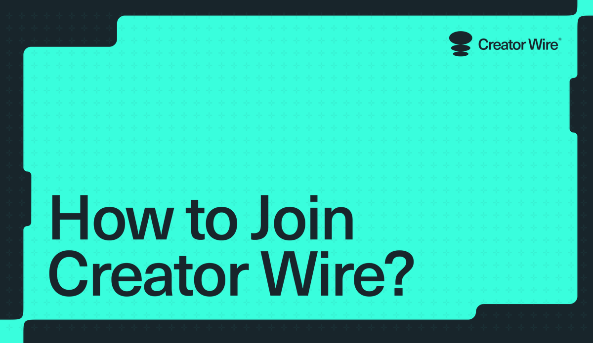 Creator Wire tweet media