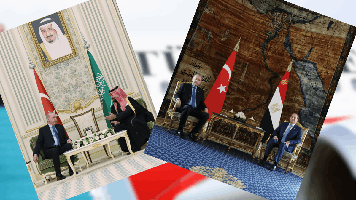 bosphorama's tweet photo. [OPINION] Du « zéro problème avec les voisins » à la « solitude précieuse » : pourquoi la diplomatie turque opère-t-elle aujourd'hui un revirement spectaculaire vers Riyad et Le Caire ? 🧵 #Turquie #Géopolitique #Diplomatie #Bosphorama @rumi_unal https://t.co/nVzMzOJPrt