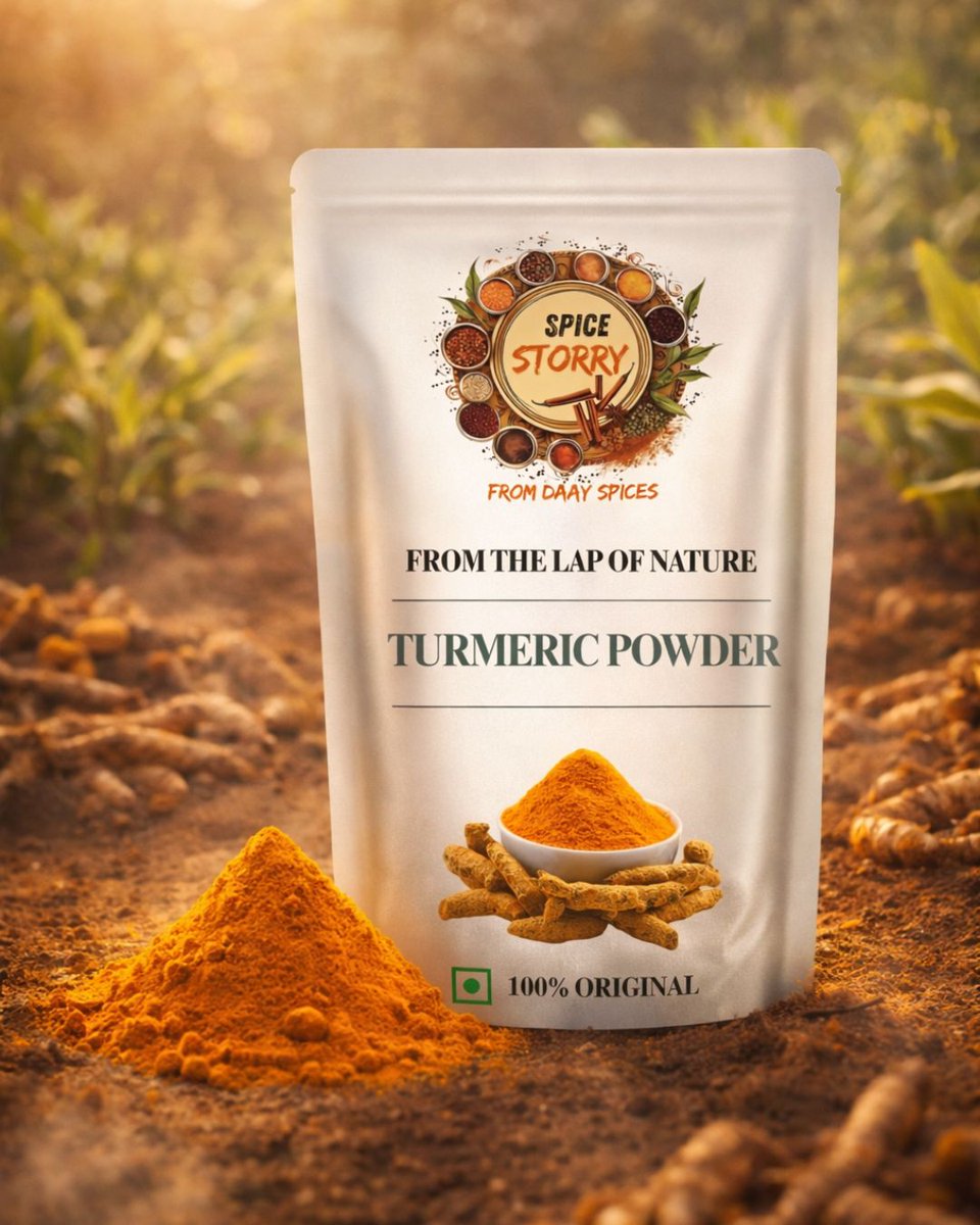 Spicestorry's tweet photo. Turmeric Powder – Golden Color, Pure Strength 💛🌿
For more details visit us on:
https://t.co/IWG34xaBCB
daayspices@gmail.com
@daayspices
#SpiceStorryByDaaySpices #SpiceStorry
#DAAYdigital #ADRresponse #admaastar #sociaale #india #digitalmarketing #digital https://t.co/PiRRekA9E1