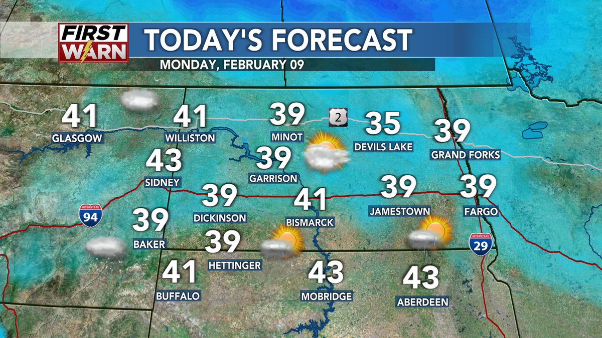 Good Morning!  Today's high temperature outlook